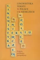 Okładka książki Lingwistyka tekstu w Polsce i w Niemczech