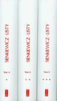 Okładka książki Listy Sienkiewicz tom 2 część 1-3