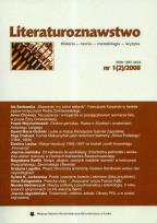 Opakowanie Literaturoznawstwo nr 1(2)2008