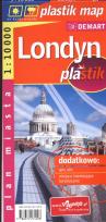 Opakowanie Londyn plan miasta 1:10000 mapa laminowana