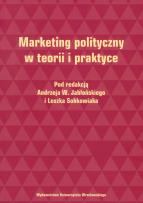 Okładka książki Marketing polityczny w teorii i praktyce