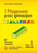 Okładka książki Mat. Z Pitagorasem Przez Gim 1 Zb.Zad w.2009 ADAM