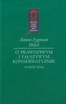 Okładka książki O prawdziwym i fałszywym konserwatyzmie