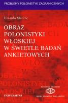 Okładka książki Obraz polonistyki włoskiej w świetle badań ankietowych