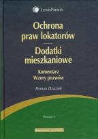 Okładka książki Ochrona praw lokatorów Dodatki mieszkaniowe