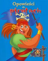 Okładka książki Opowieści o piratach niebieska