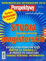 Opakowanie Perspektywy Informator 2010 Studia Magisterskie drugiego stopnia