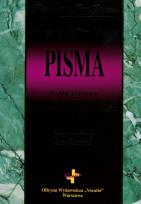 Okładka książki Pisma Hebrajsko-polski Stary Testament