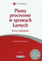 Okładka książki Pisma procesowe w sprawach karnych + CD