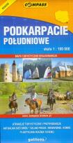 Okładka książki Podkarpacie Południowe mapa turystyczno krajoznawcza 1: 100 000