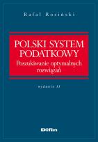 Okładka książki Polski system podatkowy