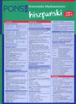 Okładka książki Pons Gramatyka błyskawicznie Hiszpański