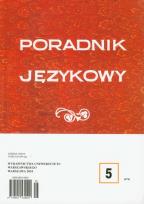 Opakowanie Poradnik językowy 5/2010
