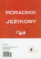 Opakowanie Poradnik językowy 6/2009