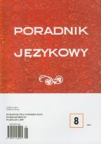 Opakowanie Poradnik językowy 8/2009