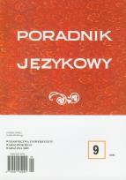 Opakowanie Poradnik językowy 9/2009