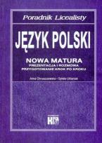 Okładka książki Poradnik LO J. polski - Nowa matura  KRAM