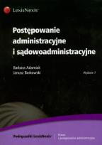 Okładka książki Postępowanie administracyjne i sądowoadministracyjne