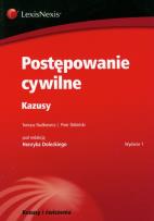 Okładka książki Postępowanie cywilne Kazusy