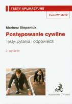Okładka książki Postępowanie cywilne Testy aplikacyjne 3