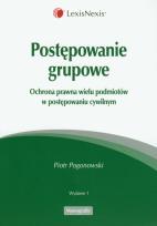 Okładka książki Postępowanie grupowe