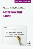 Okładka książki Postępowanie karne