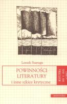 Okładka książki Powinności literatury i inne szkice krytyczne