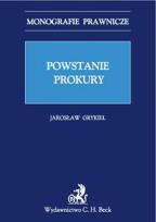 Okładka książki Powstanie prokury