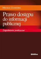 Okładka książki Prawo dostępu do informacji publicznej