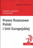 Okładka książki Prawo finansowe Polski i Unii Europejskiej