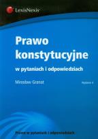 Okładka książki Prawo konstytucyjne w pytaniach i odpowiedziach