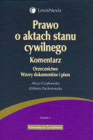 Okładka książki Prawo o aktach stanu cywilnego. Komentarz