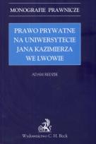 Okładka książki Prawo prywatne na Uniwersytecie Jana Kazimierza we Lwowie