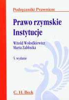 Okładka książki Prawo rzymskie Instytucje