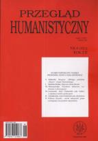Opakowanie Przegląd humanistyczny 6/2008