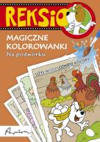 Okładka książki Reksio. Magiczne kolorowanki - Zabawy na łące