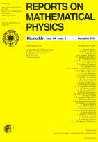 Opakowanie Reports on Mathematical Physics 64/3 2009