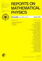 Opakowanie Reports on Mathematical Physics 65/1 2010 Perg