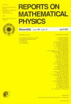 Opakowanie Reports on Mathematical Physics 65/2 Pergamon