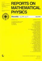 Opakowanie Reports on Mathematical Physics 65/3 2010