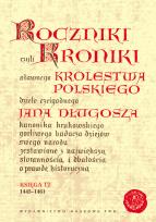 Okładka książki Roczniki czyli Kroniki sławnego Królestwa Polskiego Księga 12 lata 1445 - 1461