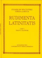 Okładka książki Rudimenta Latinitatis część 1-2