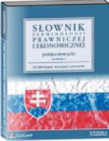 Opakowanie Słownik polsko-słowacki terminologii prawniczej i ekonomicznej