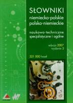 Opakowanie Słowniki niemiecko-polskie polsko-niemieckie, naukowo-techniczne specjalistyczne i ogólne