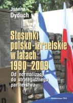 Okładka książki Stosunki polsko izraelskie w latach 1990-2009