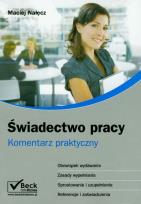 Okładka książki Świadectwo pracy. Komentarz praktyczny