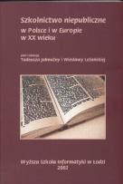 Okładka książki Szkolnictwo niepubliczne