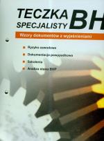 Opakowanie Teczka specjalisty BHP Wzory dokumentów z wyjaśnieniami z płytą CD