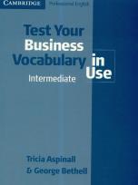 Okładka książki Test your business vocabulary in Use intermediate