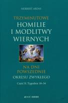 Okładka książki Trzyminutowe homilie i modlitwy wiernych na dni powszednie okresu zwykłego część 2
